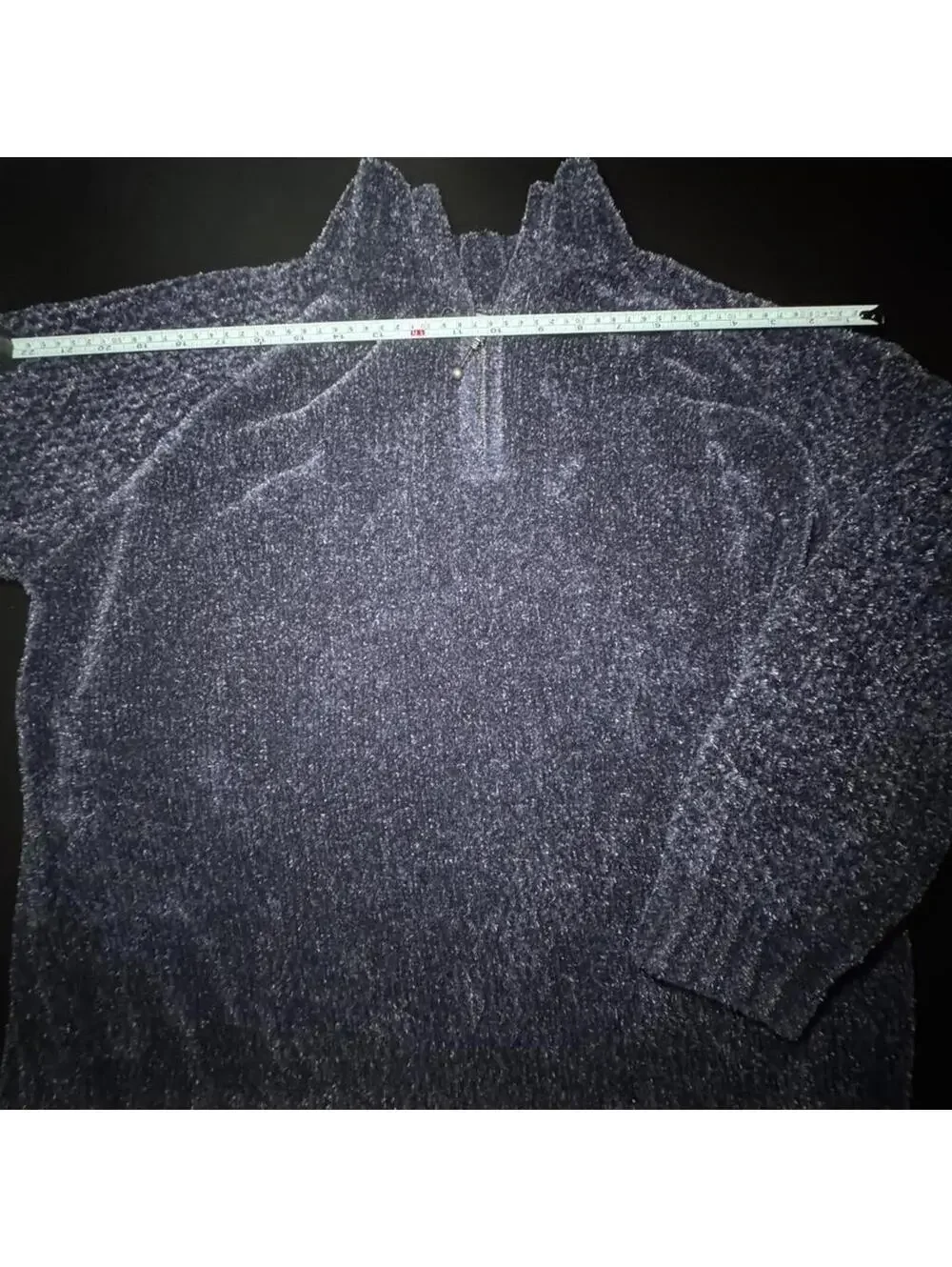 Croft & Barrow Women's Navy and Blue Jumper